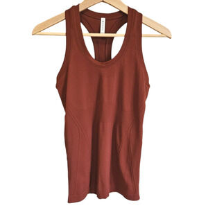 Athleta Racerback Tank Top Seamless Brown Size XSmall